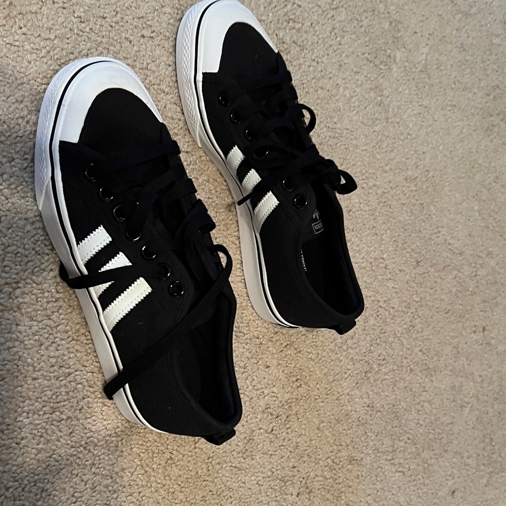 adidas Black and White Men's Sneakers
